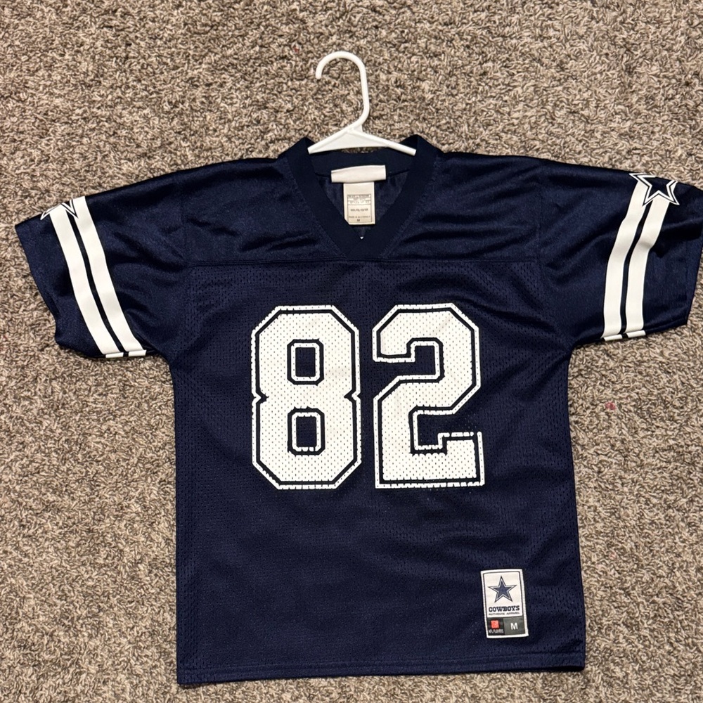 NFL Navy and White Cowboys Youth Jersey